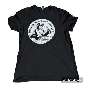 TSHIRT, Very important tee, Size Xl, Black &White Shirt with text